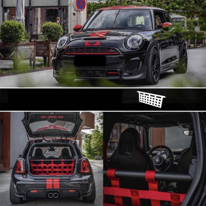 Clubsport Set - Strebe mit Netz für Mini F56 Cooper S JCW